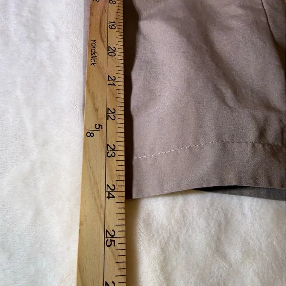 Coldwater Creek Hooded Raincoat Trench Coat Women’s L (14–16) Beige Tan Lined - Picture 8 of 16